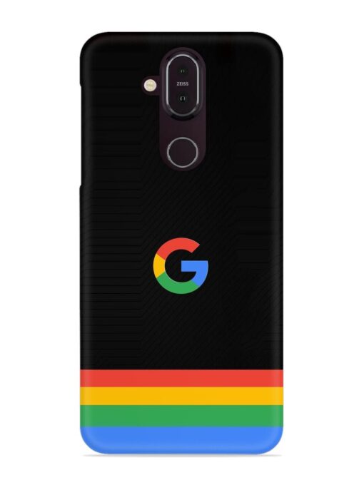 Google Logo Art Snap Case for Nokia 7.1 Zapvi