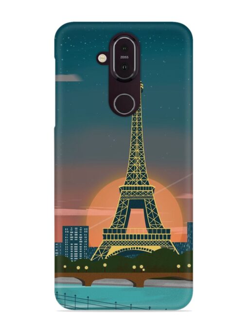 Scenery Architecture France Paris Snap Case for Nokia 7.1 Zapvi