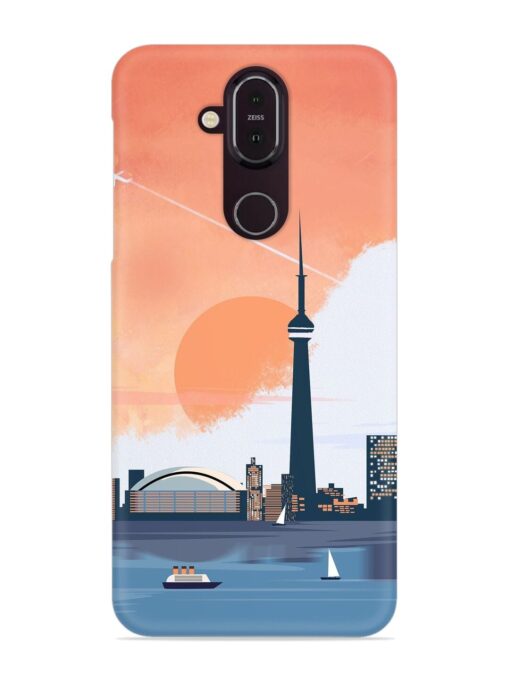 Toronto Canada Snap Case for Nokia 7.1 Zapvi