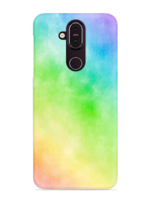 Watercolor Mixture Snap Case for Nokia 7.1 Zapvi