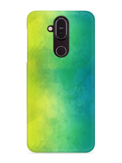 Yellow Green Gradient Snap Case for Nokia 7.1 Zapvi