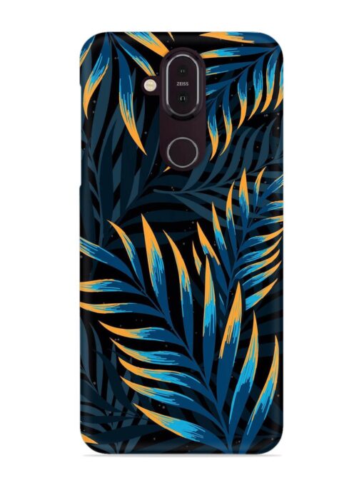 Abstract Leaf Art Snap Case for Nokia 7.1 Zapvi