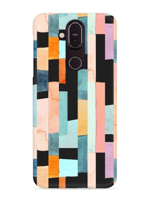 Geometric Seamless Pattern Snap Case for Nokia 7.1 Zapvi