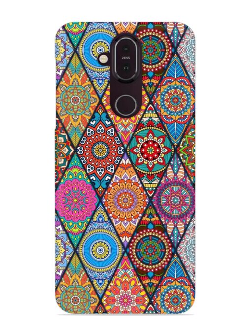 Seamless Tile Pattern Snap Case for Nokia 7.1 Zapvi