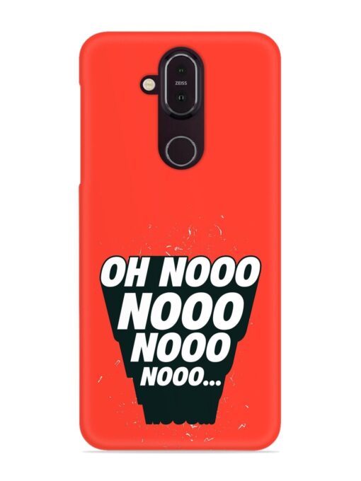 Oh Nooo Snap Case for Nokia 7.1 Zapvi