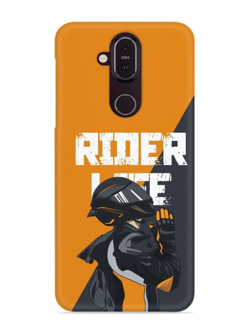 Rider Life Snap Case for Nokia 7.1 Zapvi