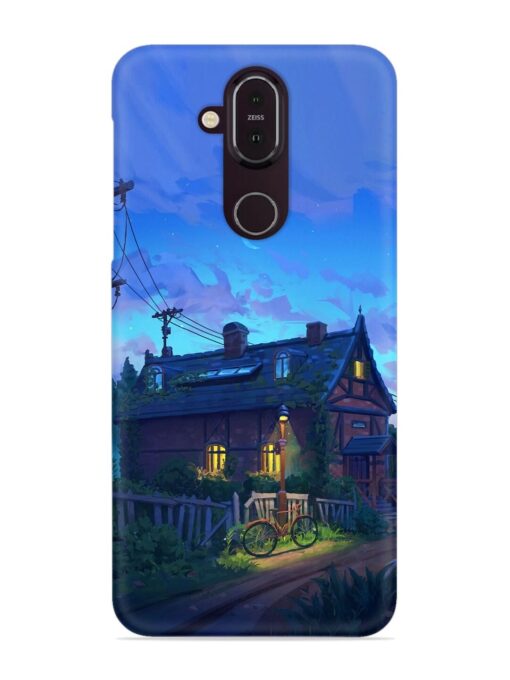 Beautiful Village House Snap Case for Nokia 7.1 Zapvi