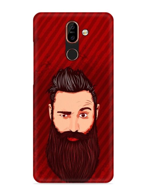 Beardo Man Snap Case for Nokia 7 Plus Zapvi