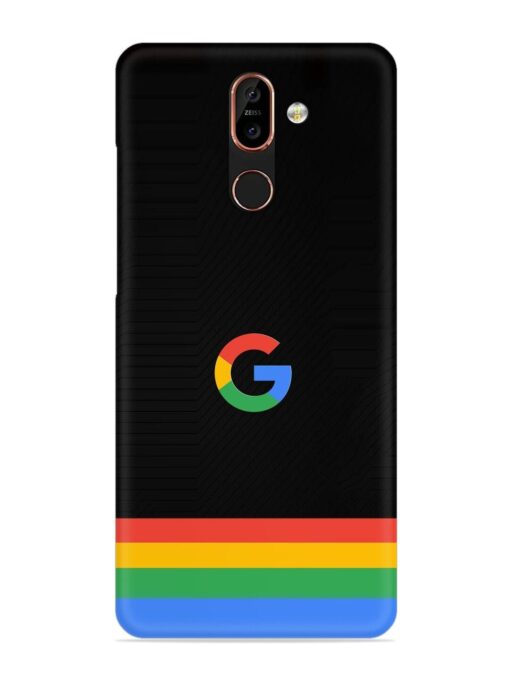 Google Logo Art Snap Case for Nokia 7 Plus Zapvi