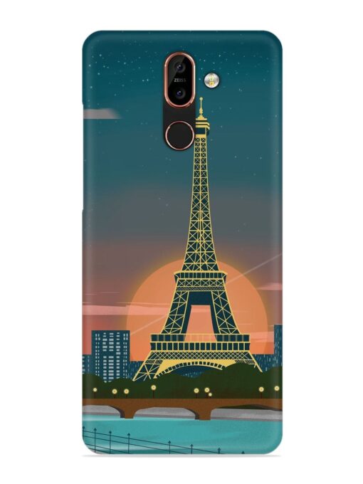 Scenery Architecture France Paris Snap Case for Nokia 7 Plus Zapvi