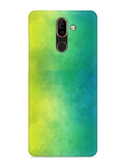 Yellow Green Gradient Snap Case for Nokia 7 Plus Zapvi