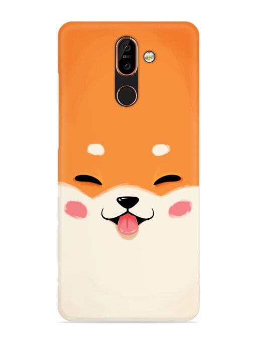 Happy Cat Art Snap Case for Nokia 7 Plus Zapvi