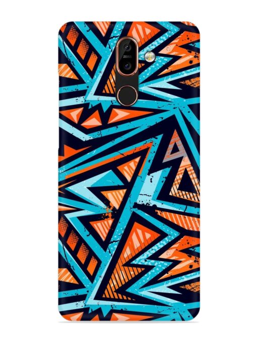 Abstract Seamless Grunge Snap Case for Nokia 7 Plus Zapvi