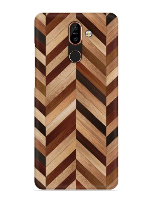 Seamless Wood Parquet Snap Case for Nokia 7 Plus Zapvi