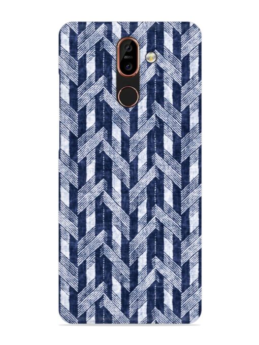 Abstract Herringbone Motif Snap Case for Nokia 7 Plus Zapvi