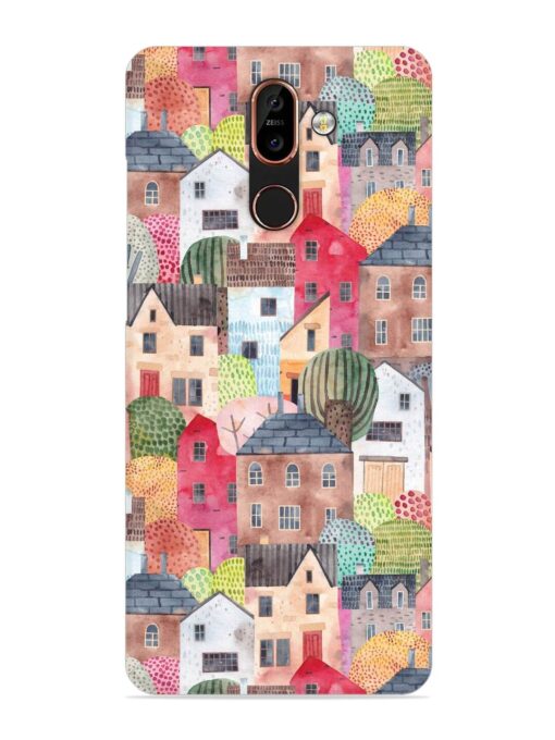 Abstract Seamless Pattern Snap Case for Nokia 7 Plus Zapvi