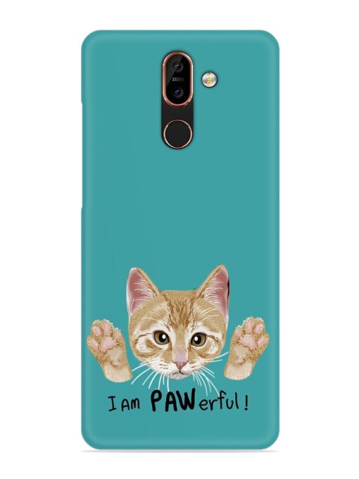 Typography Slogan Cat Snap Case for Nokia 7 Plus Zapvi