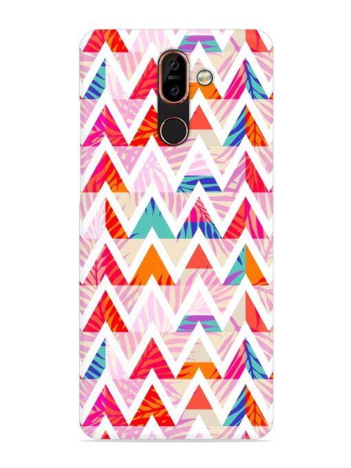 Abstract Triangle Background Snap Case for Nokia 7 Plus Zapvi