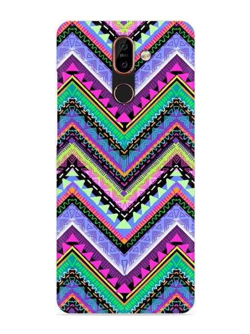 Tribal Aztec Print Snap Case for Nokia 7 Plus Zapvi