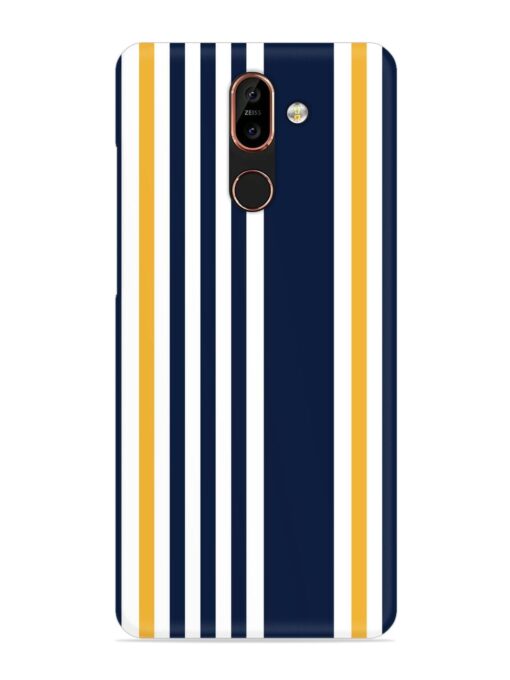 Seamless Stripe Pattern Snap Case for Nokia 7 Plus Zapvi