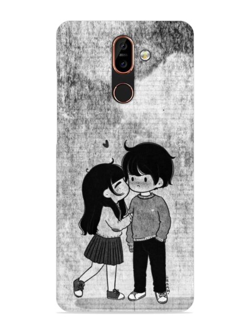 Couple Love Highlights Snap Case for Nokia 7 Plus Zapvi