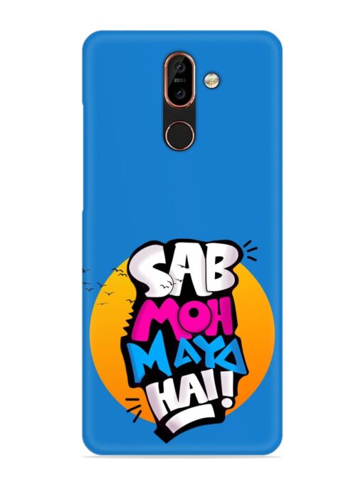 Sab Moh Moya Snap Case for Nokia 7 Plus Zapvi