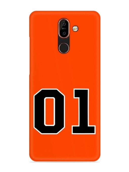 01 Number Snap Case for Nokia 7 Plus Zapvi