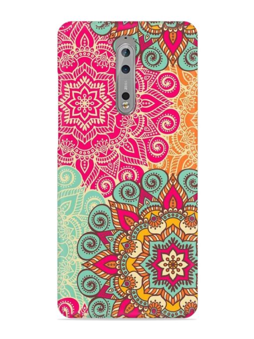 Mandala Seamless Snap Case for Nokia 8 Zapvi