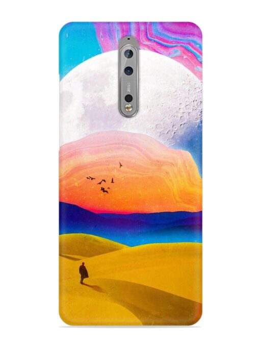 Sandy Desert Snap Case for Nokia 8 Zapvi