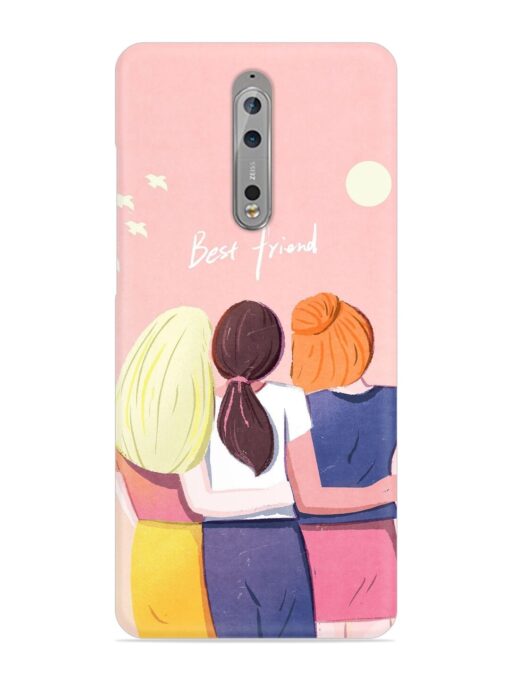 Friendship Day Snap Case for Nokia 8 Zapvi