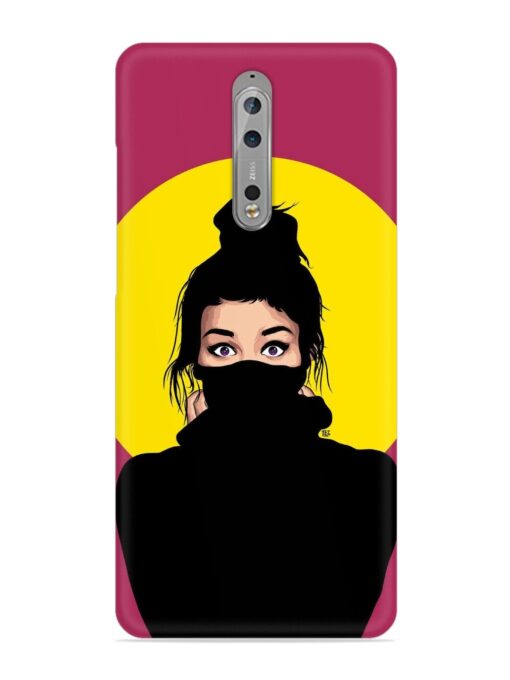 Girly Vector Snap Case for Nokia 8 Zapvi