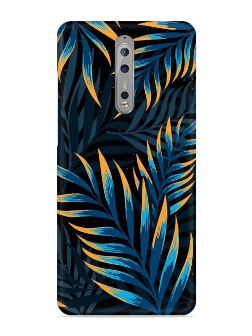 Abstract Leaf Art Snap Case for Nokia 8 Zapvi