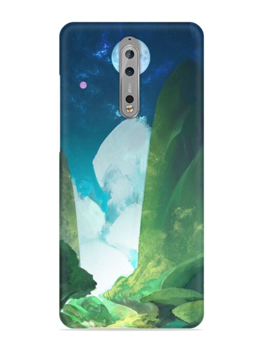 Abstract Art Of Nature Snap Case for Nokia 8 Zapvi