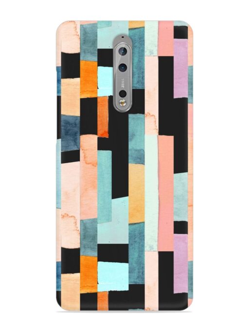 Geometric Seamless Pattern Snap Case for Nokia 8 Zapvi