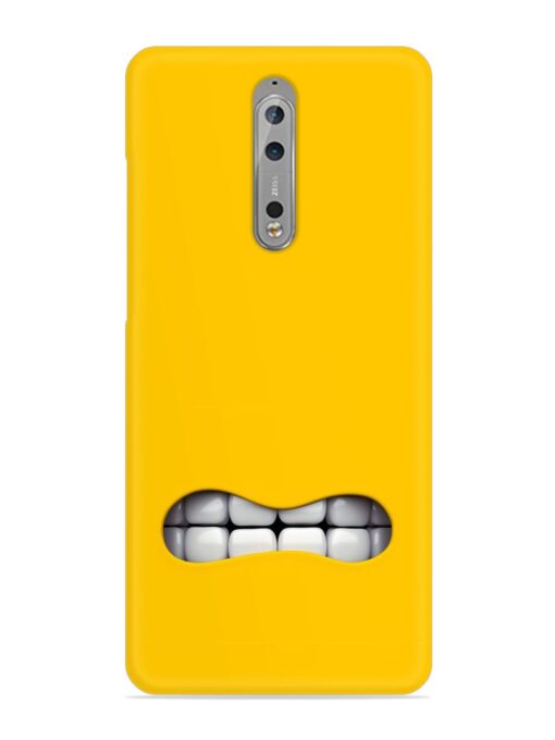 Mouth Character On Snap Case for Nokia 8 Zapvi