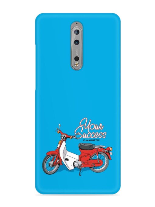 Motorcycles Image Vector Snap Case for Nokia 8 Zapvi