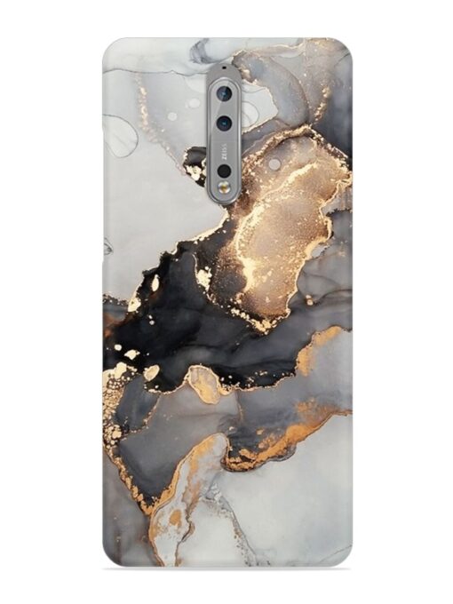 Luxury Abstract Fluid Snap Case for Nokia 8 Zapvi