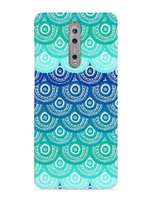 Ethnic Seamless Pattern Snap Case for Nokia 8 Zapvi