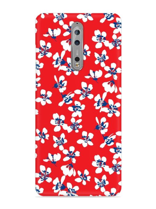 Hand Drawn Abstract Snap Case for Nokia 8 Zapvi