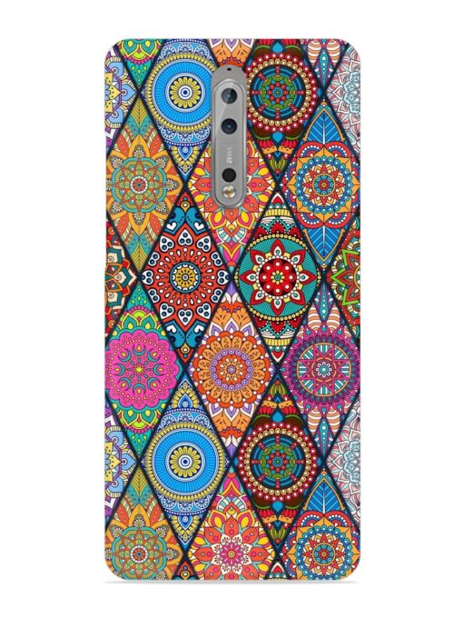 Seamless Tile Pattern Snap Case for Nokia 8 Zapvi