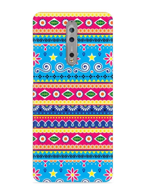 Indian Seamless Snap Case for Nokia 8 Zapvi