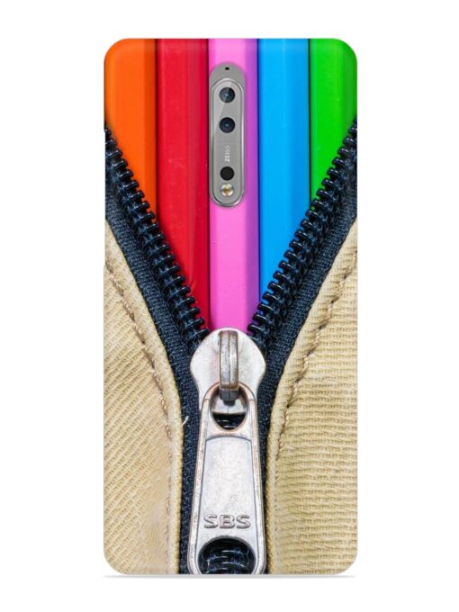 Zip In Color Snap Case for Nokia 8 Zapvi