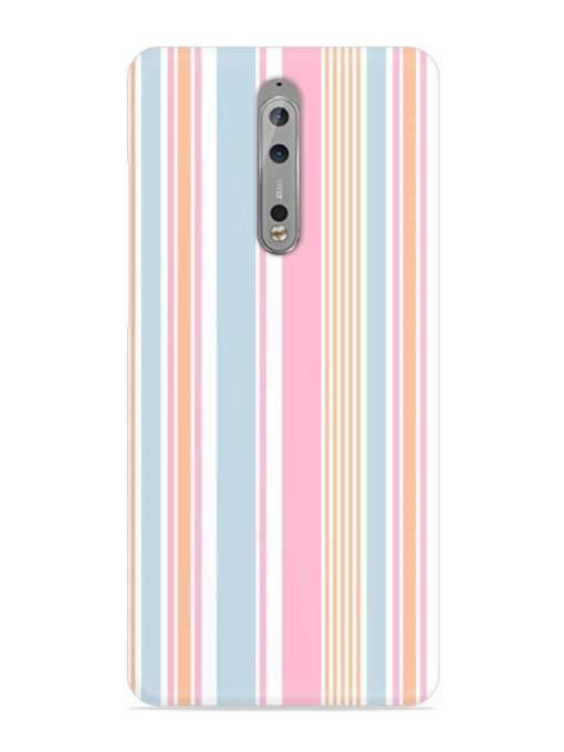 Stripe Seamless Pattern Snap Case for Nokia 8 Zapvi