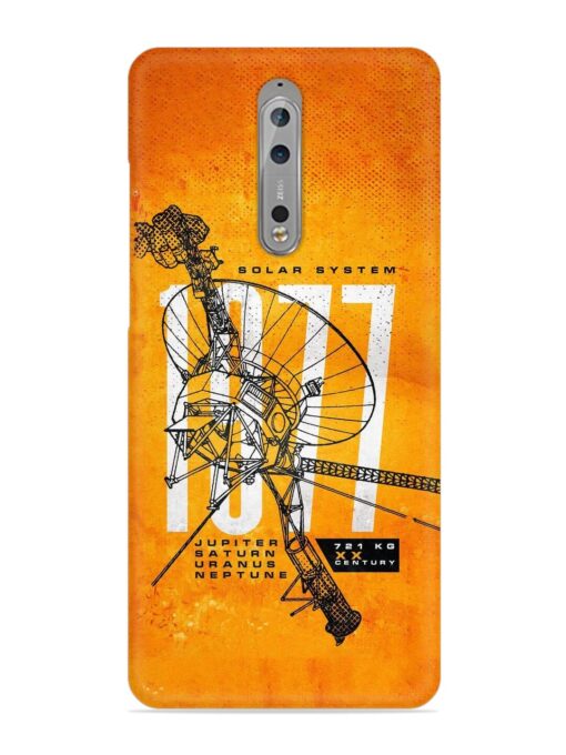 Solar System Snap Case for Nokia 8 Zapvi