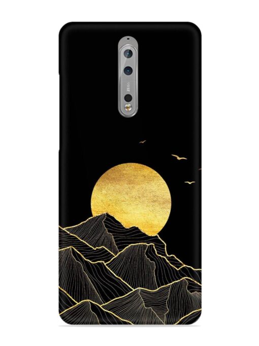 Golden Sunrise Snap Case for Nokia 8 Zapvi