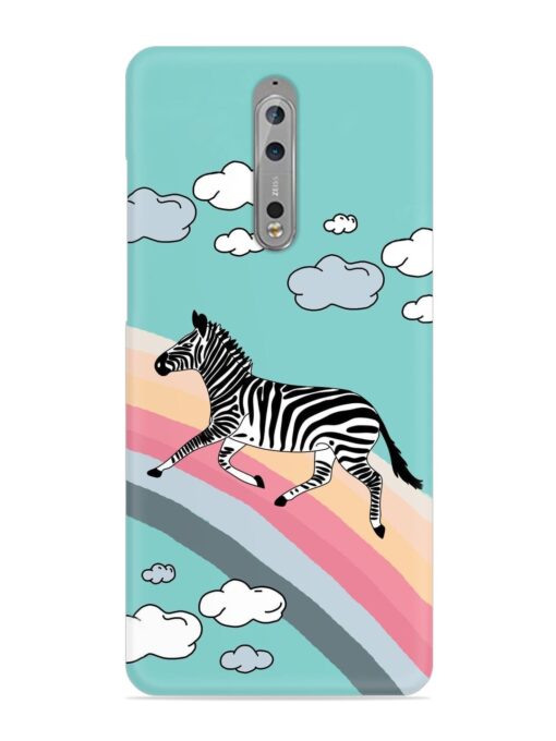 Running Zebra Snap Case for Nokia 8 Zapvi