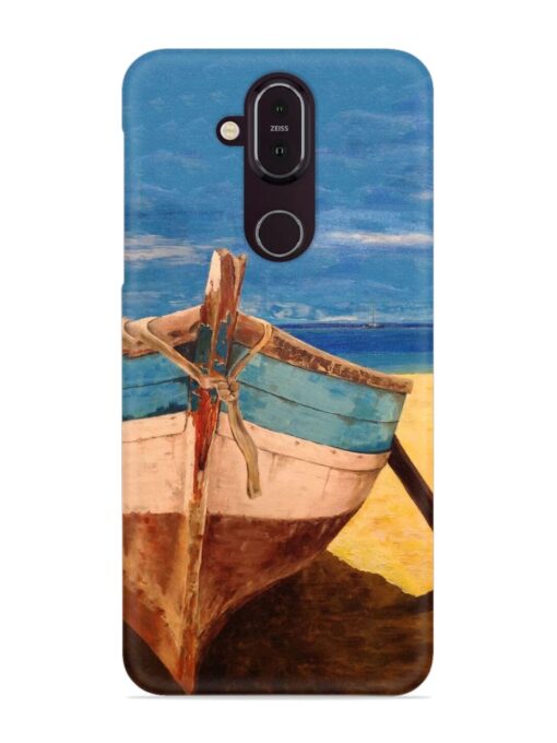 Canvas Painting Snap Case for Nokia 8.1 Zapvi