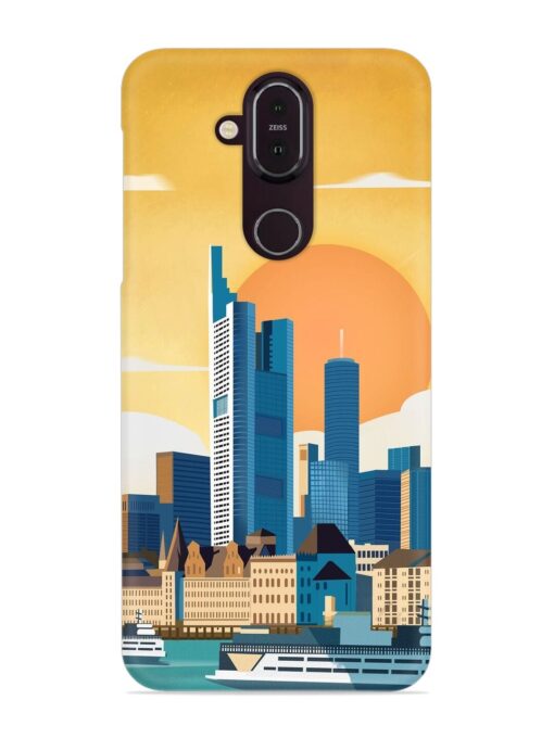 Germany Frankfurt Snap Case for Nokia 8.1 Zapvi