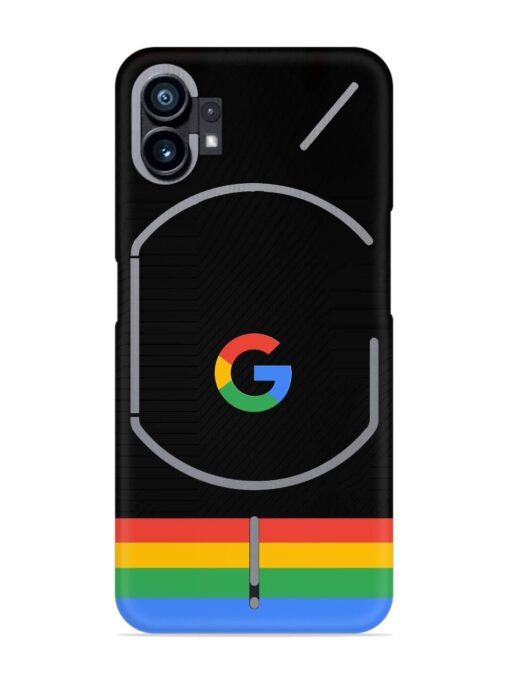 Google Logo Art Snap Case for Nothing Phone 1 Zapvi