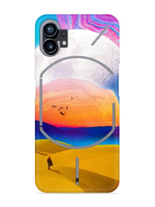 Sandy Desert Snap Case for Nothing Phone 1 Zapvi